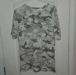 Nike Men's Dry Leg Tee In Camo Size Large